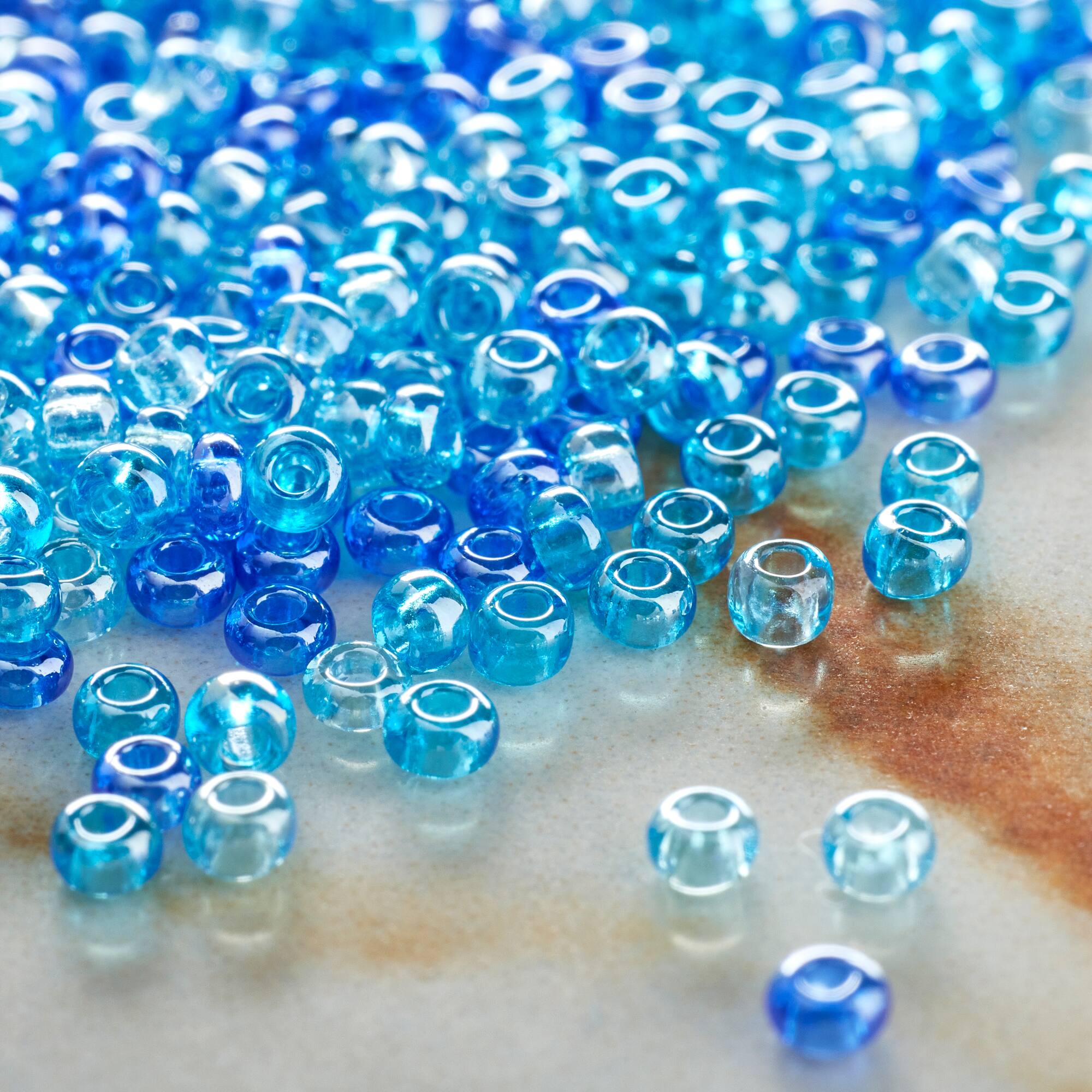 John Bead 11/0 Czech Glass Rondelle Seed Beads